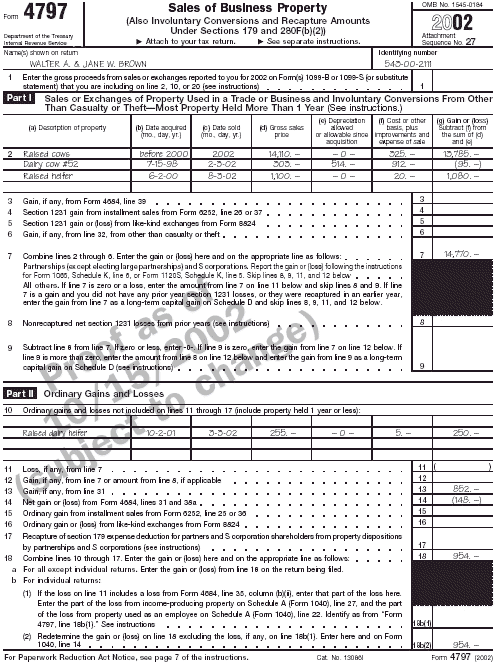 Form 4797 - page 1